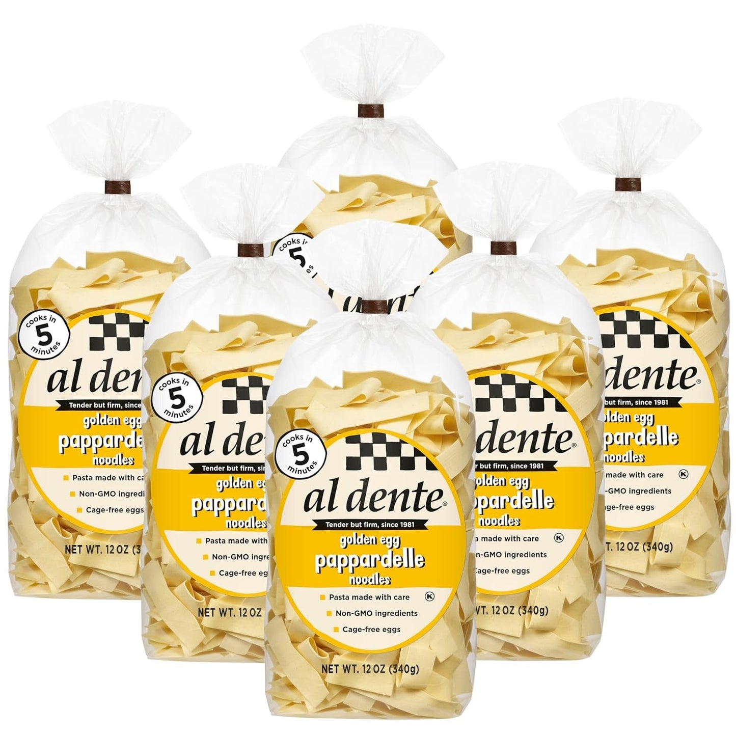 Al-Dente-Pappardelle,-Golden-Egg,-12-Ounce-(Pack-of-1601