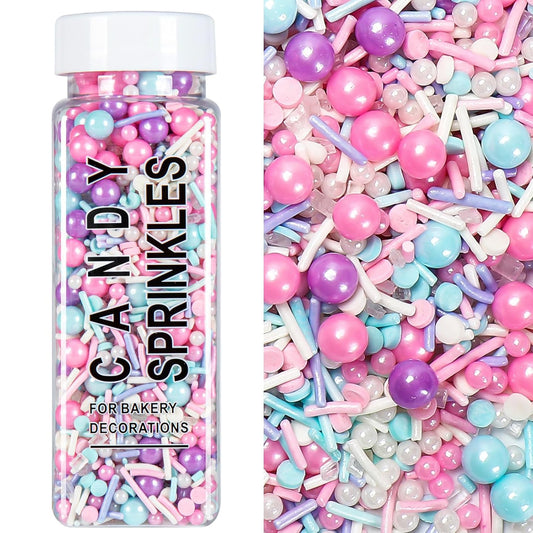 Sprinkles-for-Cake-Decorating,-5.3Oz-Pink-Purple-Blue-and-White-Pearl-Confetti-Mix-Sprinkles-2053