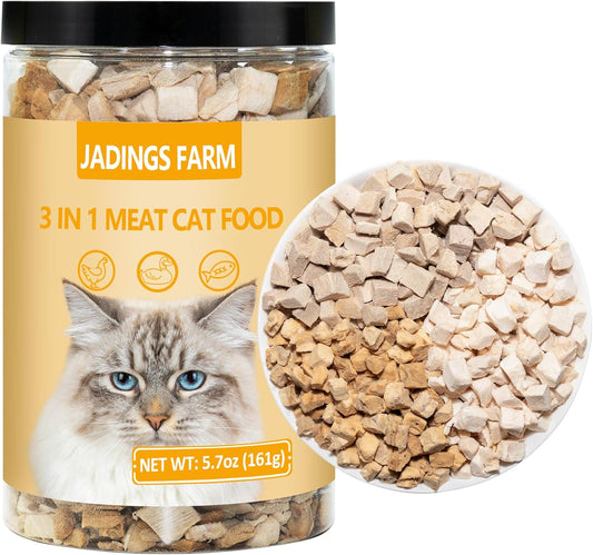 JADINGSFARM-Freeze-Dried-Cat-Food,-3-in-1-Natural-Freeze-Dried---Duck,-Salmon436