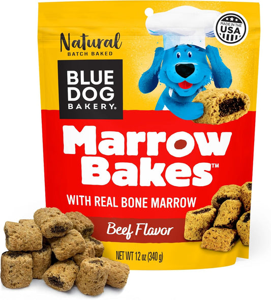 Blue-Dog-Bakery-MarrowBakes-Snacks-|-Small,-Crunchy-Beef-Flavor-Treat-Natural-2348