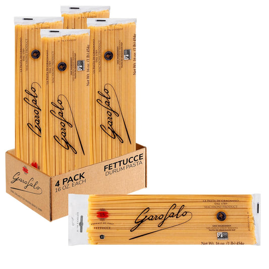 Garofalo---Premium-Durum-Wheat-Semolina-Fettucce-Pasta,-Italian-Bronze-Drawn,-669