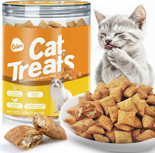 Natural-Crunchy-&-Soft-Cat-Treats-for-Indoor-Cats---Catnip-&-Salmon-Flavor,-68