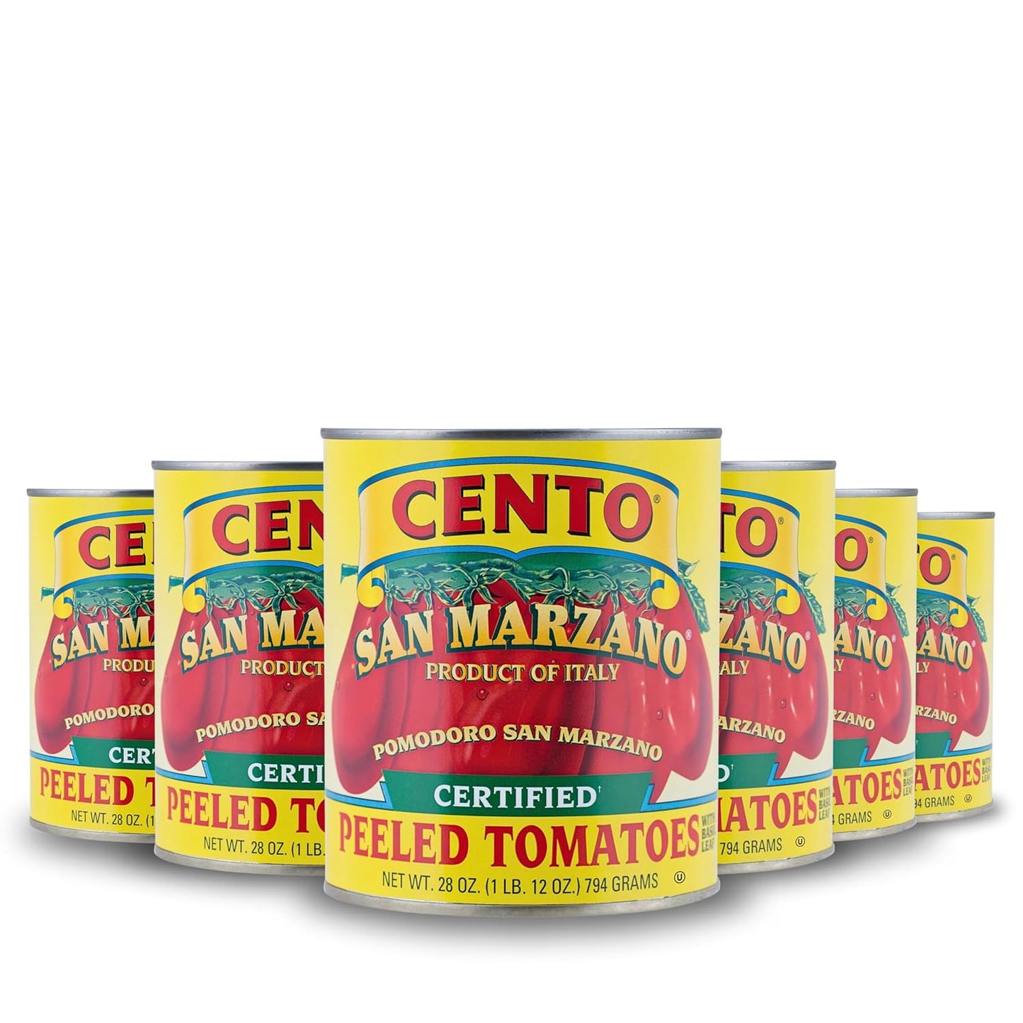 Cento-Tomates-de-ciruela-entera-pelada-certificada-San-Marzano,-1028