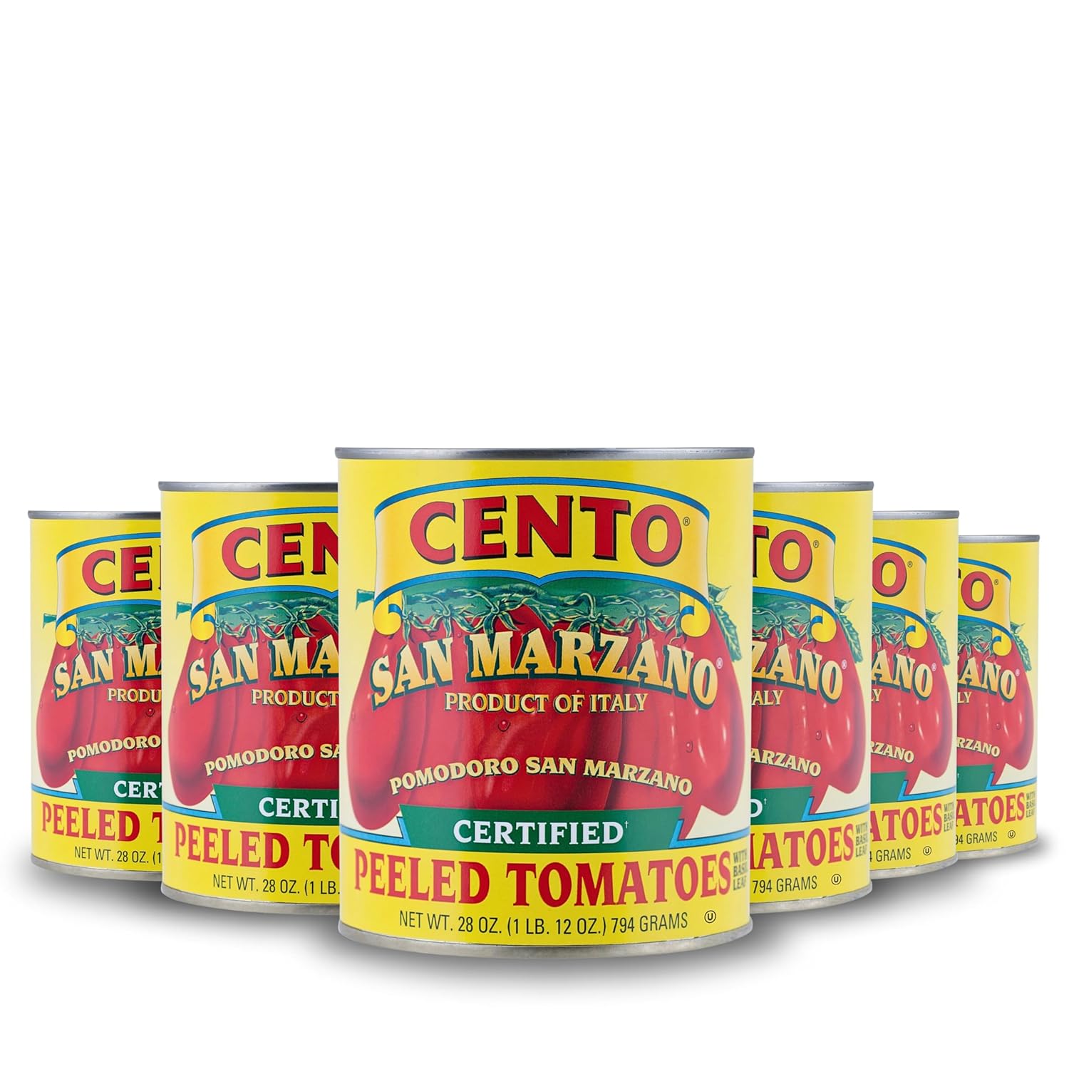Cento-Tomates-de-ciruela-entera-pelada-certificada-San-Marzano,-1028