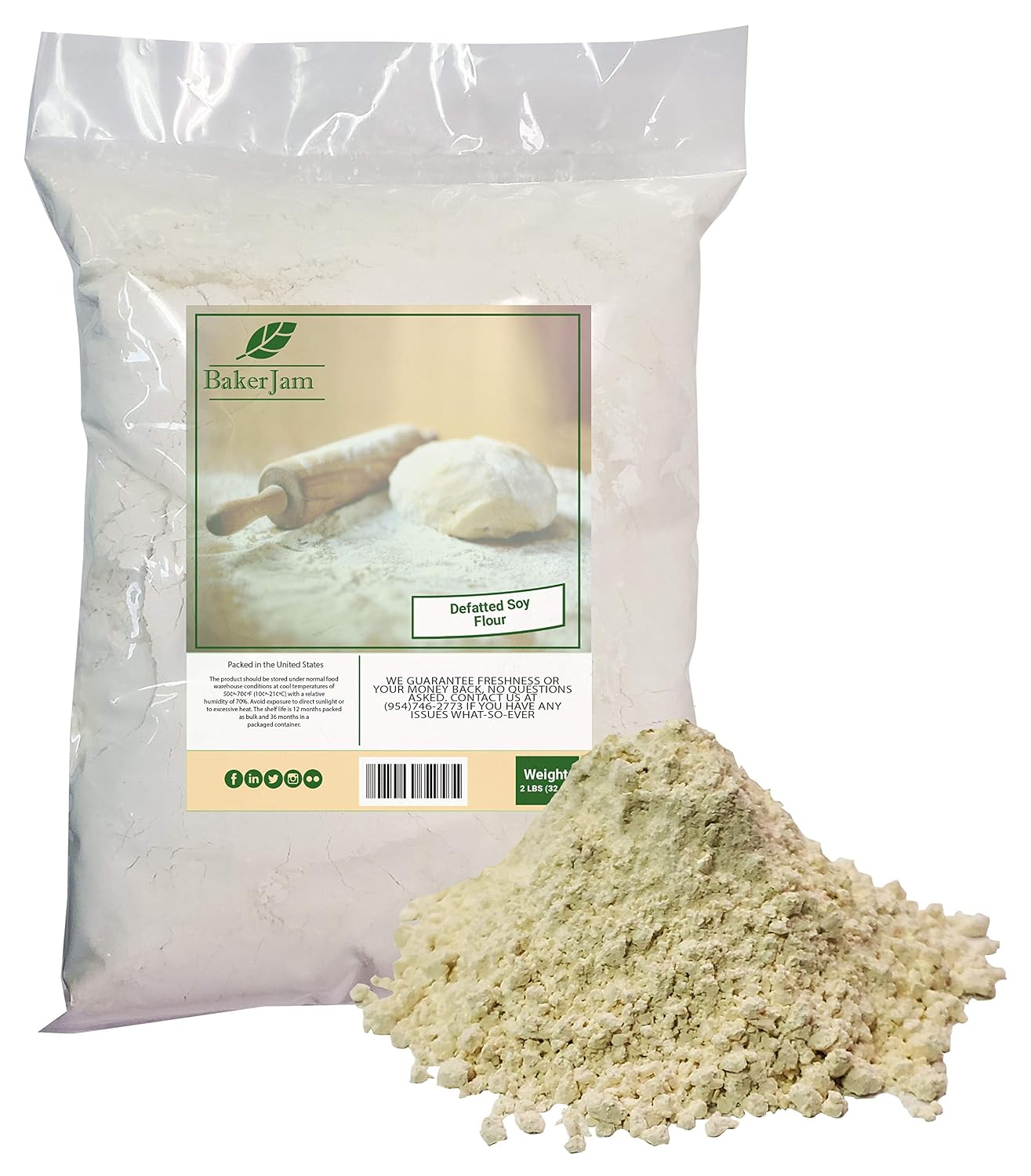 DEFATTED-Soy-Flour-2-Pounds-Bulk-Bag-Made-in-USA-------311