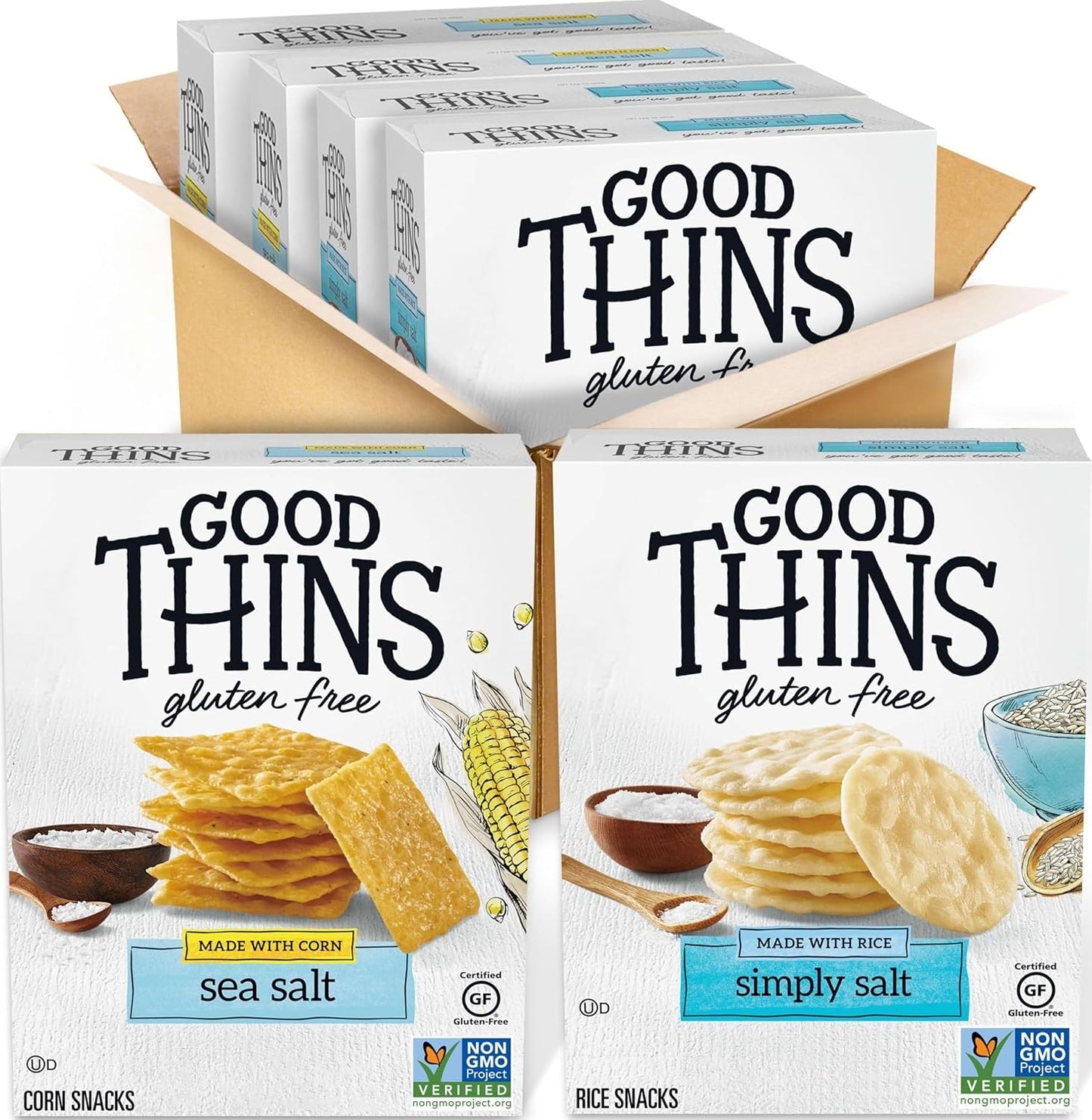 GOOD-THINS-Rice-&-Corn-Snacks-Gluten-Free-Crackers-Variety-Pack,--4-Boxes-|-Snack-613