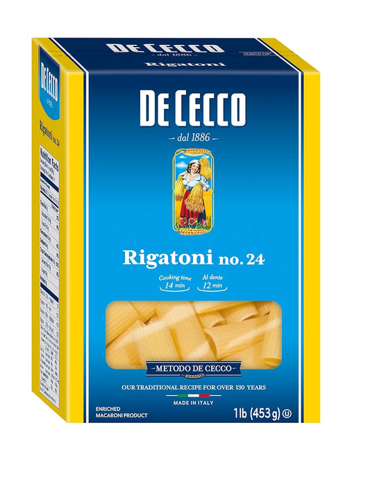 De-Cecco-Pasta,-Rigatoni,-16-Ounce-(Pack-of-1269