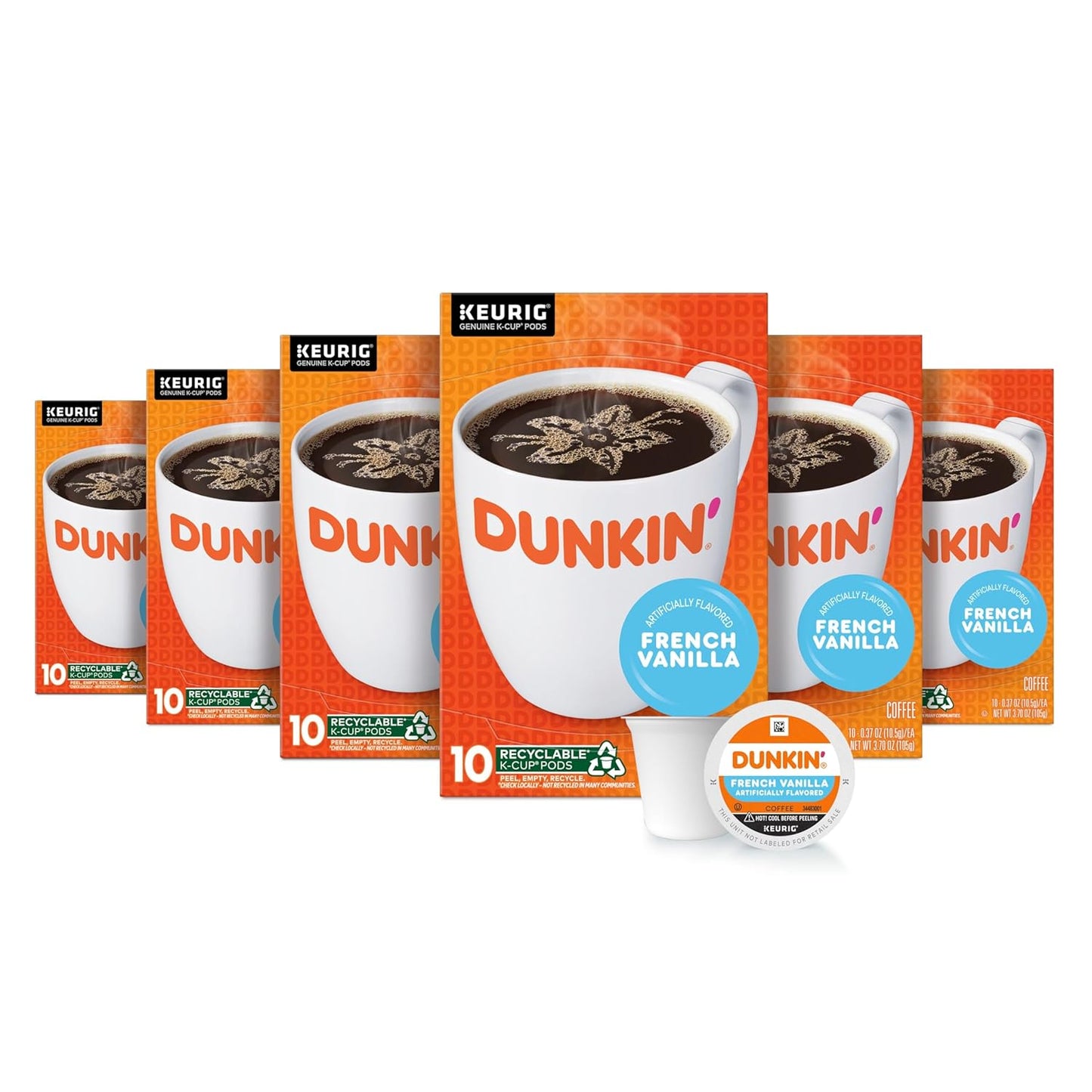 Dunkin’-French-Vanilla-Artificially-Flavored-Coffee,-Keurig-K-Cup-Pods,-10-Count-Boxes-(Pack-2987