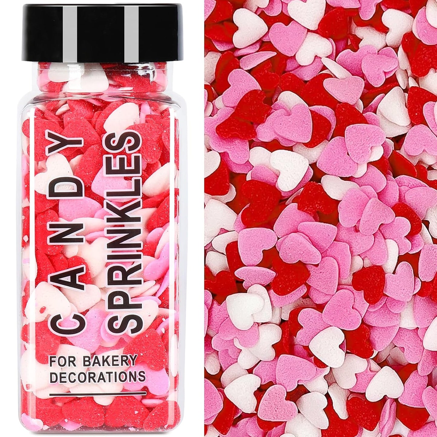 Valentines-Sprinkles-for-Baking,-Pink-White-and-Red-Heart-Sprinkles-for-Cake-3.53oz-Sprinkles-1768
