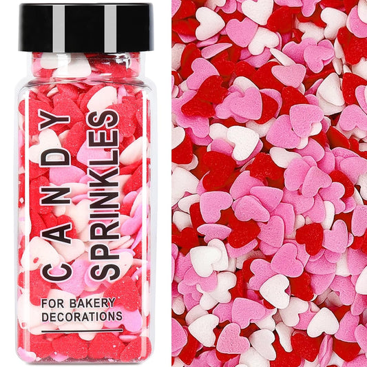 Valentines-Sprinkles-for-Baking,-Pink-White-and-Red-Heart-Sprinkles-for-Cake-3.53oz-Sprinkles-1768