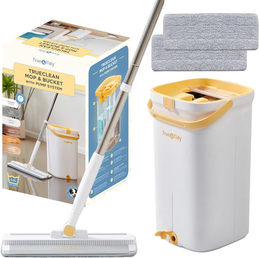 True-&-Tidy®-TrueClean-Mop-&-Bucket-Spin-Mop-Pump-1711