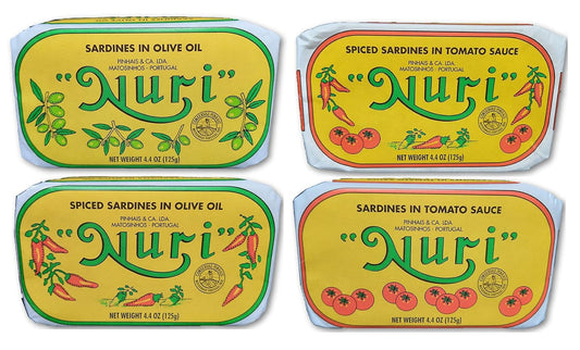 NURI-Portuguese-Sardines-Variety-Pack-|-4-Pack-Bundle-|-One-of-Each-816