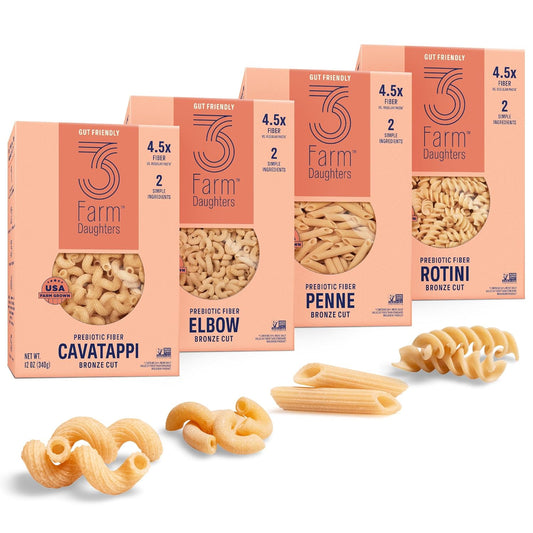 3-Farm-Daughters-High-Fiber-Pasta-Variety-Pack,-Includes-Elbow,-779