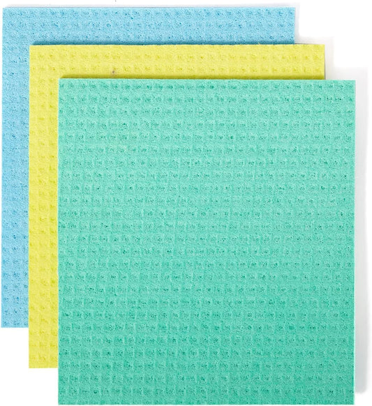 Full-Circle-Squeeze,-Reusable-Cellulose-Sponge-Cloths,-3-pack,-Multicolor---3681