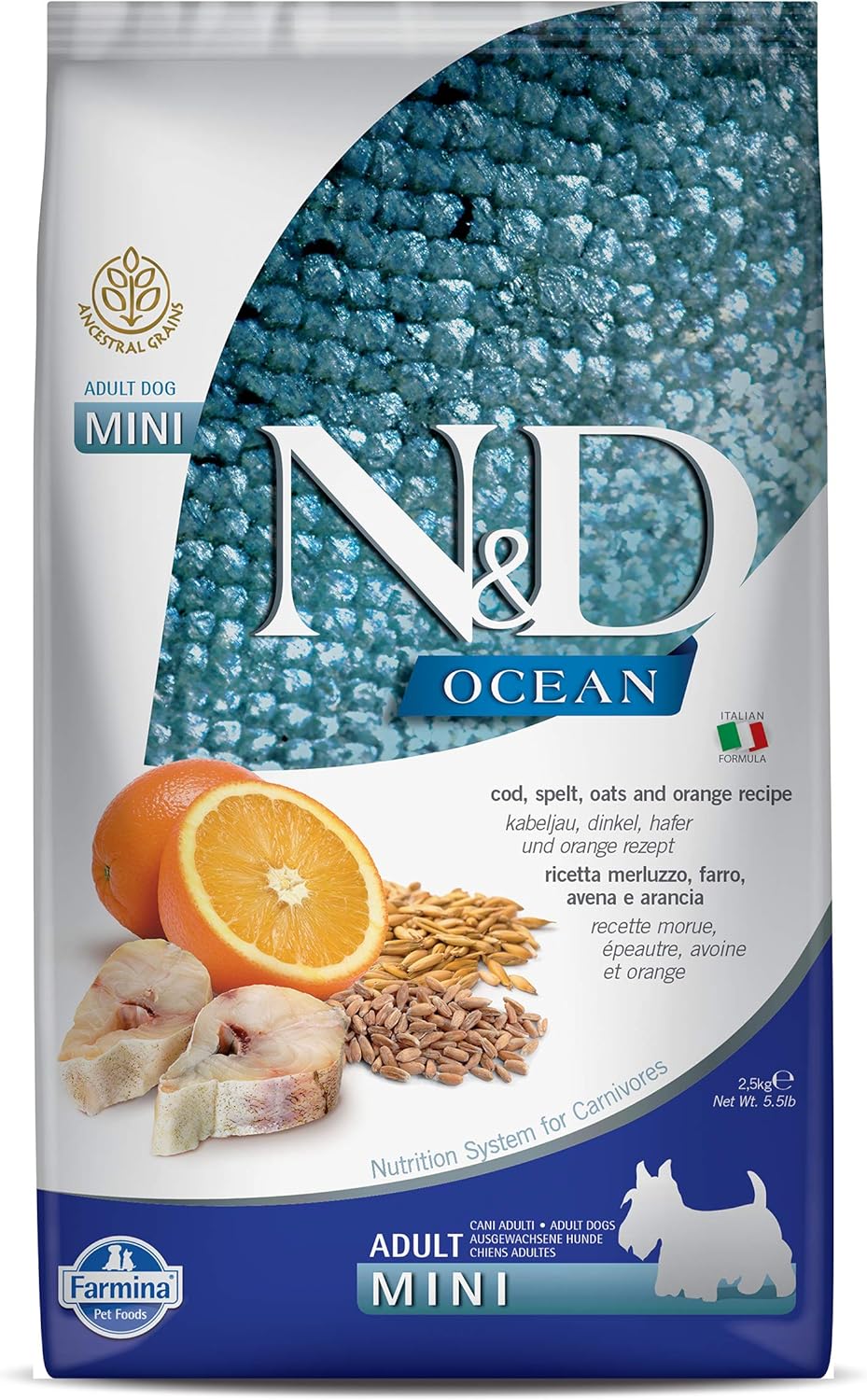 Farmina-Pet-Foods-Cod,-Spelt,-Oats-&-Orange-Adult-Mini-------994