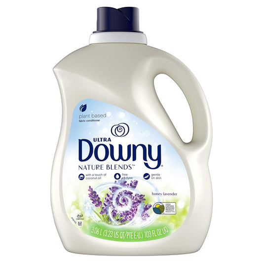 Downy-Downy-Nature-Blends-Liquid-Fabric-Conditioner-(Fabric-Softener),-Honey-Lavender,-120-333