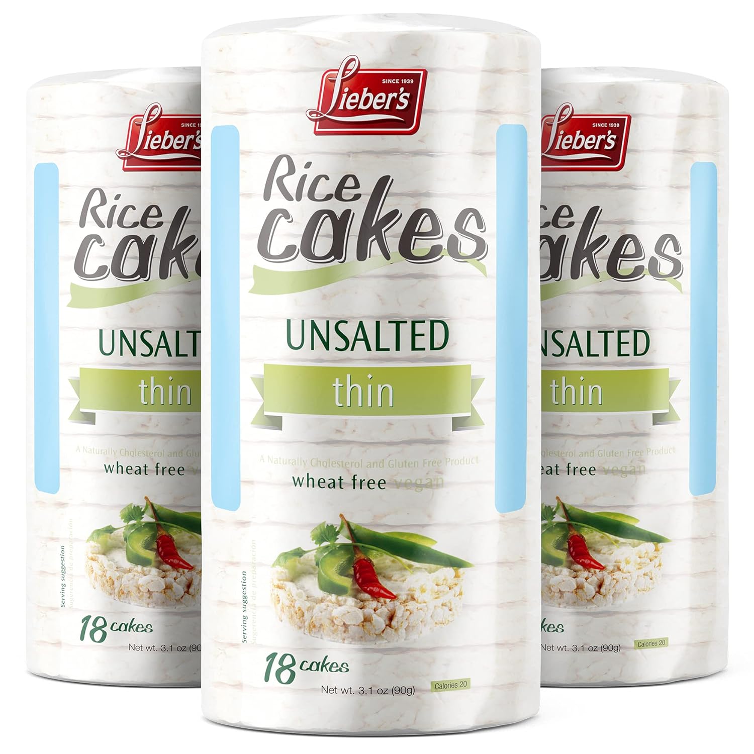 LIEBERS-Rice-Cakes,-Kosher-Certified-Snack,-Dairy-Free,-2460