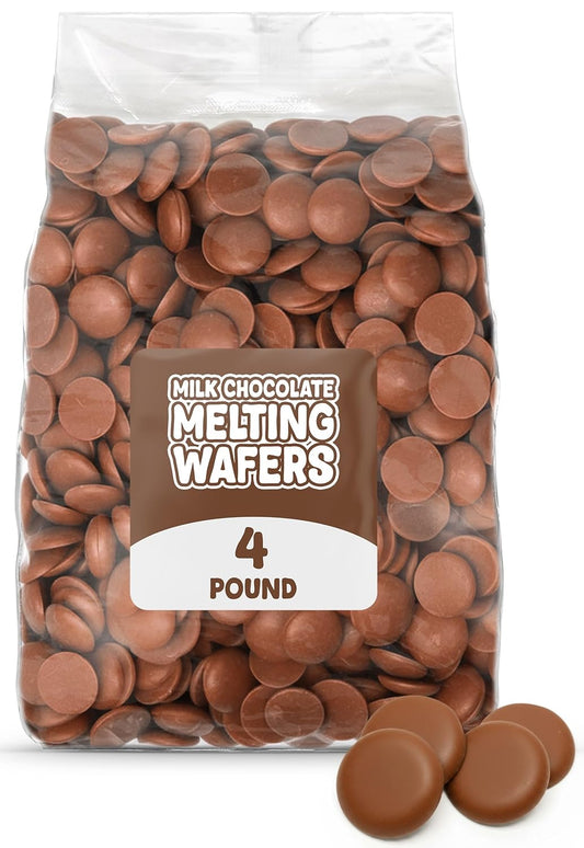4-LB-Resealable-Bag-Milk-Chocolate-Lite-Cocoa-Melting-Wafers,-Easy-Melt-Coating-for-1484