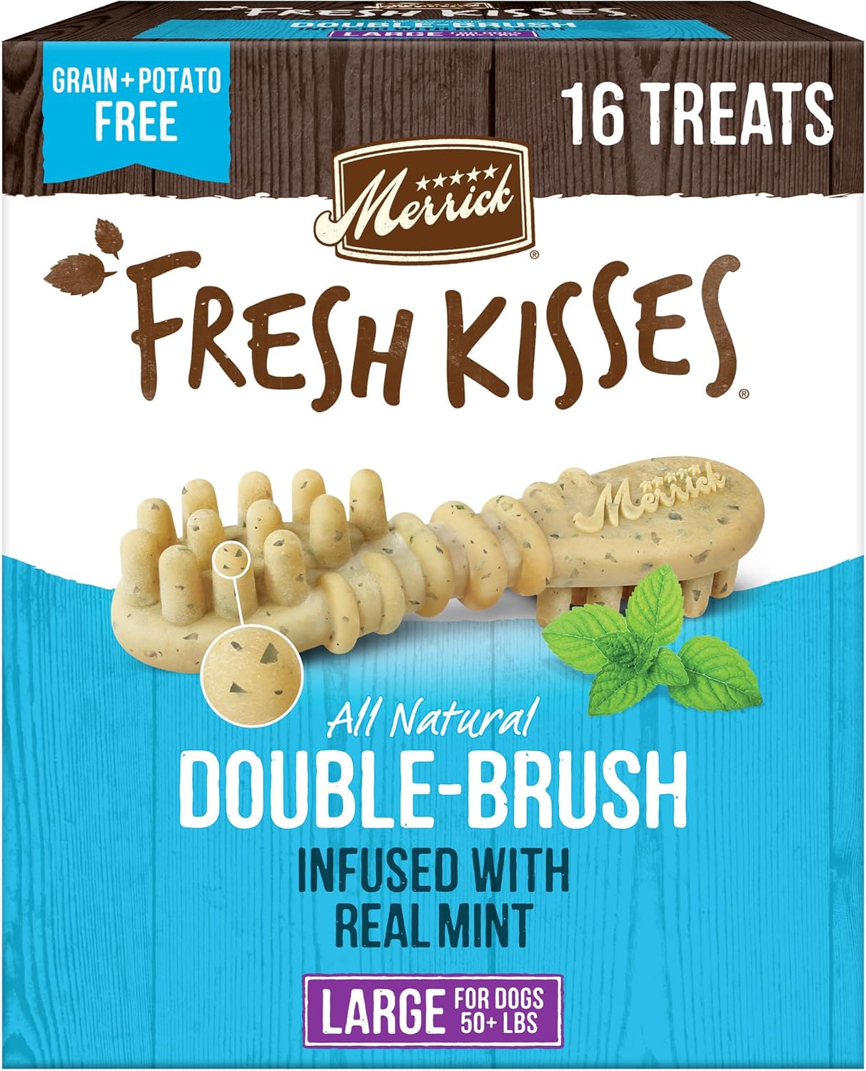 Merrick-Fresh-Kisses-Natural-Dental-Chews,-Toothbrush-Shape-Treat-Infused-With-Mint,-1852