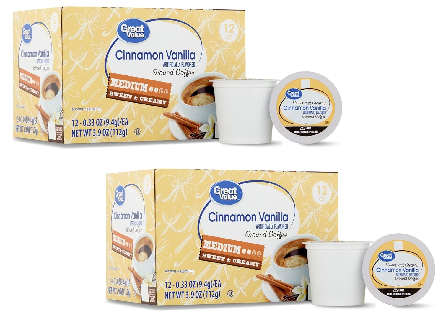 G.V.-Medium-Roast-Cinnamon-Vanilla-Ground-Coffee-Pods,-12-Count-Each--(Pack-of-666