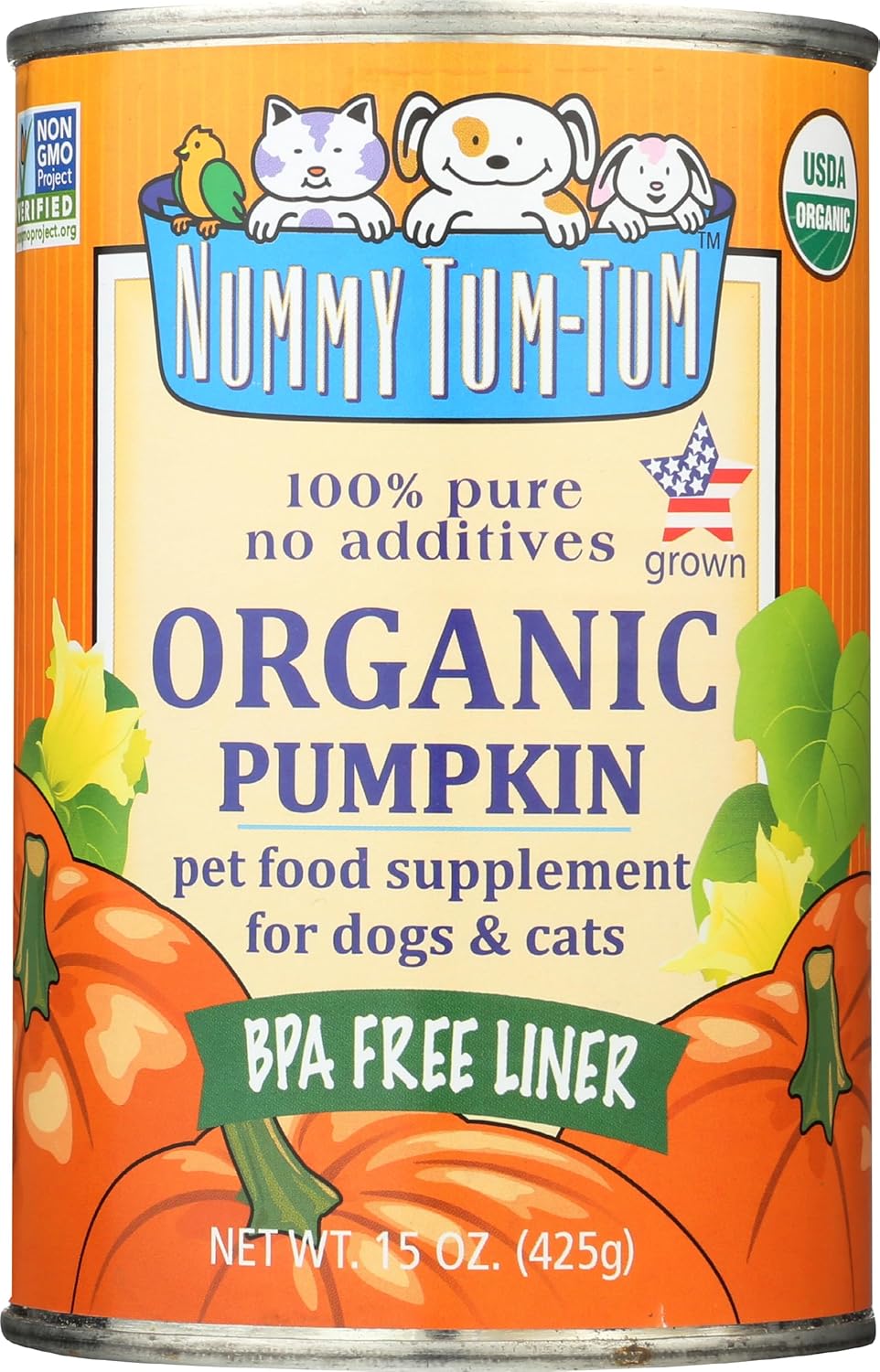 Comida-para-perros-Pure-Pumpkin-Organic,-15-onzas---1476