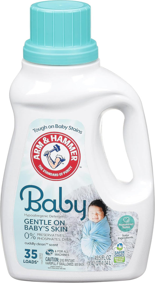 Arm-&-Hammer,-Baby-Hypoallergenic-Cuddly-Clean-Scent-Detergent,-45.5-478
