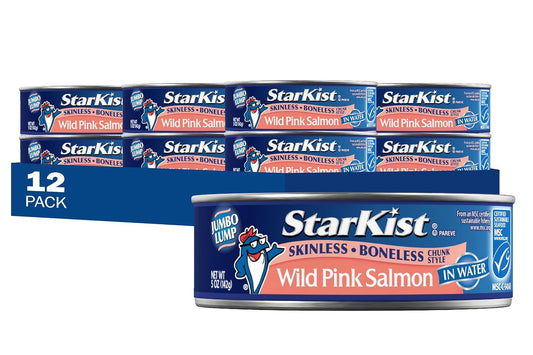 StarKist-Wild-Pink-Salmon,-Skinless,-Boneless,-5oz-Can,-12-Pack-|-19g-Protein-Per-766