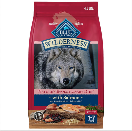 Blue-Buffalo-Wilderness-Natural-High-Protein-Dry-Food-for-Adult-Dogs,-Salmon-Recipe,-4.5-lb.-2266