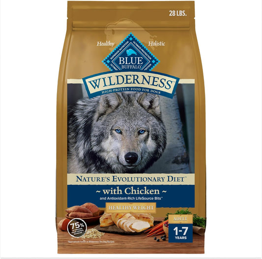 Blue-Buffalo-Wilderness-Natural-High-Protein-Healthy-Weight-Dry-Food-for-Adult-Dogs,-Chicken-1811