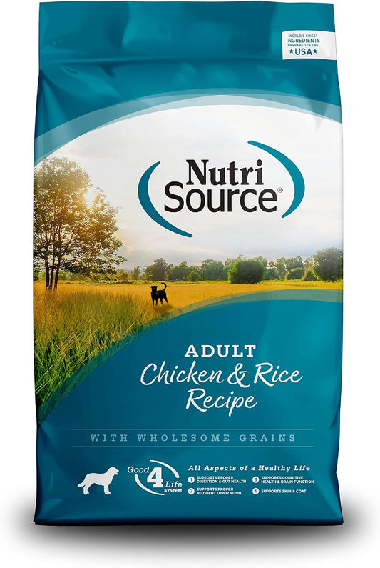 NutriSource-Adult-Dry-Dog-Food,-Chicken-and-Rice,-3335