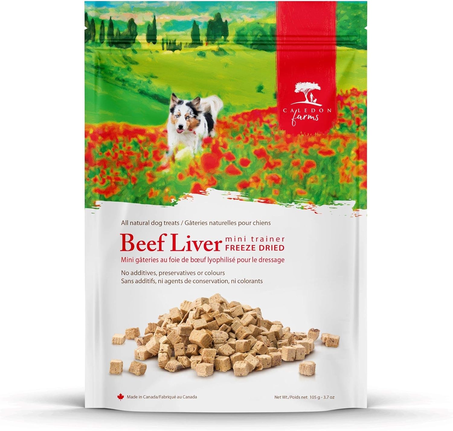 Mini-Trainers--Freeze-Dried-Beef-Liver-Dog-Treats:-3397
