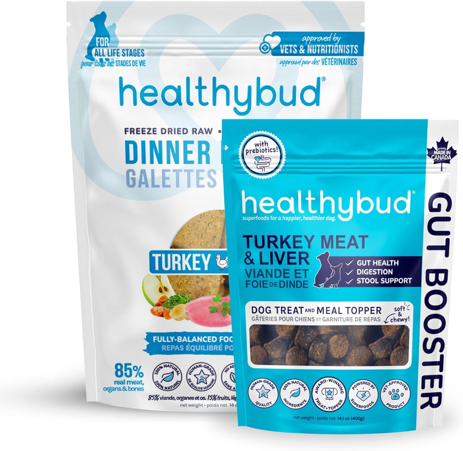 healthybud-Turkey-Gut-Booster-Dog-Treats-4.6oz-for-Sensitive-Stomach,-Freeze-Dried-Dog-34