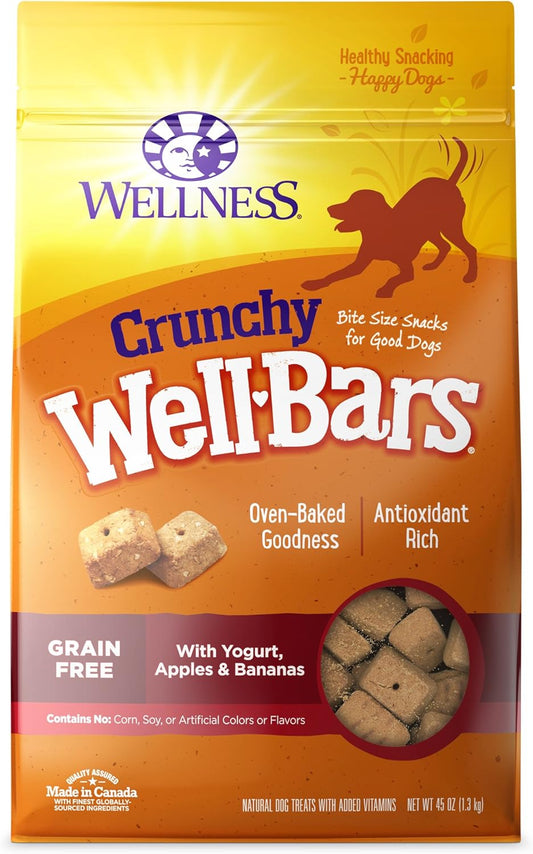 Wellness-WellBars-Dog-Treats,-Natural,-Training-Treat,-Grain-Free,-Crunchy-Yogurt,-&-2212