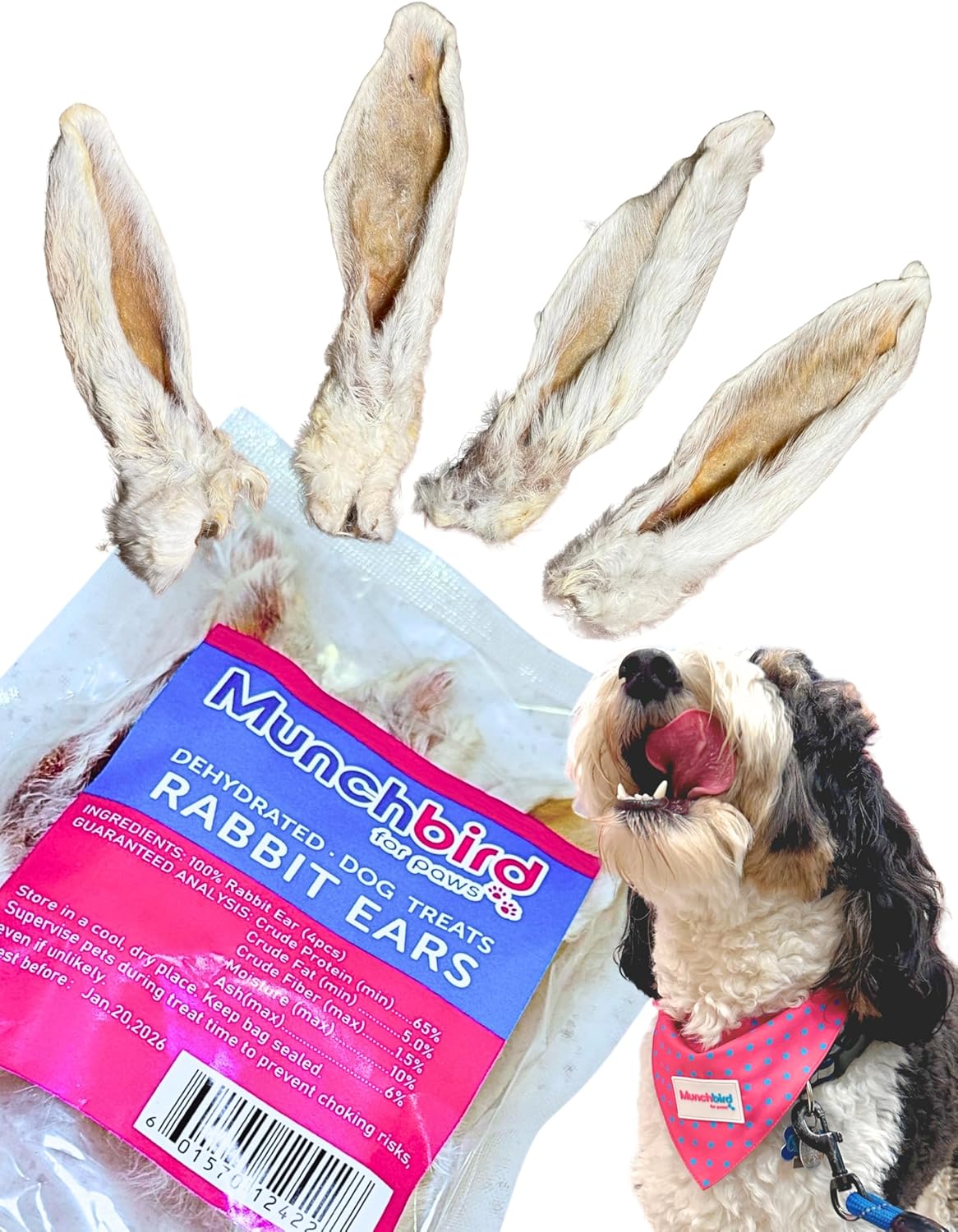 Dehydrated-Rabbit-Ears-for-Dogs-&-Cats-(4pcs)-2319