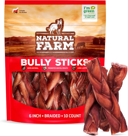 Natural-Farm-Odor-Free-Braided-Bully-Sticks-(6-Inch,-10-Pack)---Grass-Fed-1891