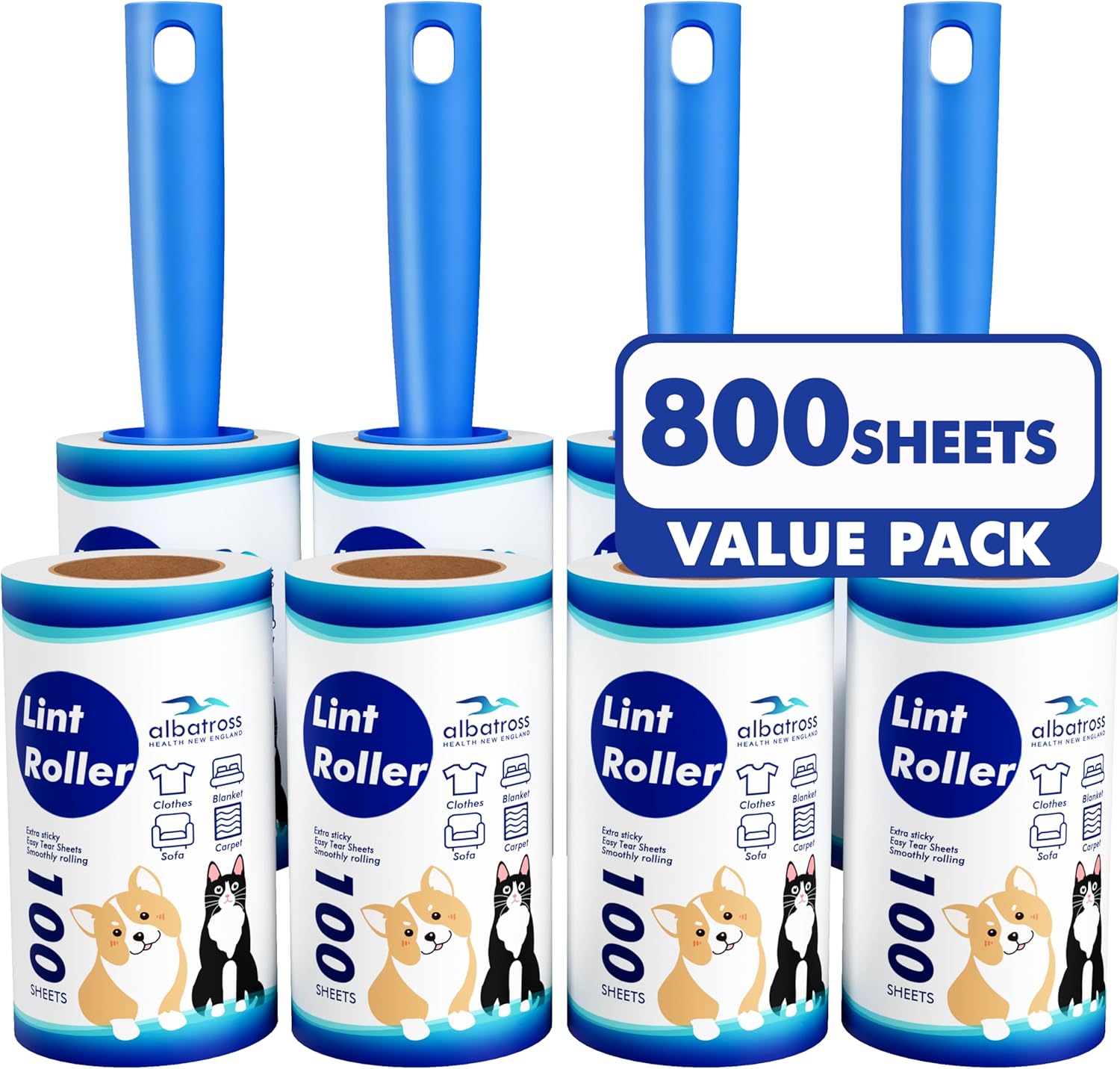 Lint-Rollers-for-Pet-Hair-Extra-Sticky,-800-Sheets-Mega-3744