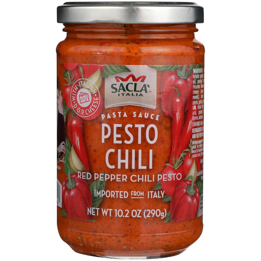 Sacla-Pesto-Chili-Pasta-Sauce,-Red-1251