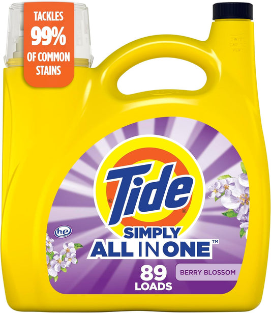 Tide-Simply-All-In-One-Liquid-Laundry-Detergent,-Berry-Blossom-Scent,-89-Loads,-117-1780