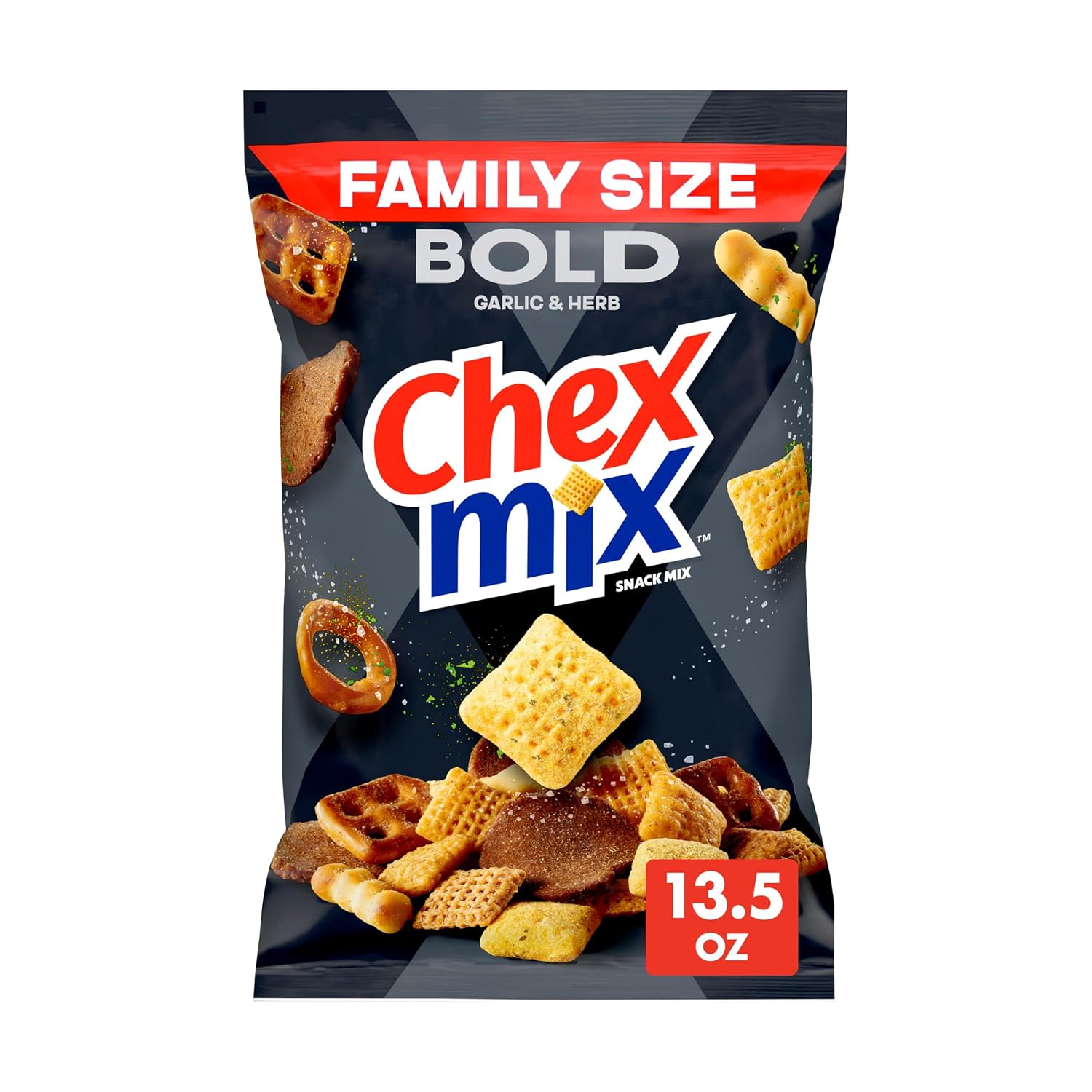 Chex-Mix-Bold-Garlic-&-Herb-Snack-Mix,-Family-Size,-13.5--oz-|-Corn-Wheat-2411