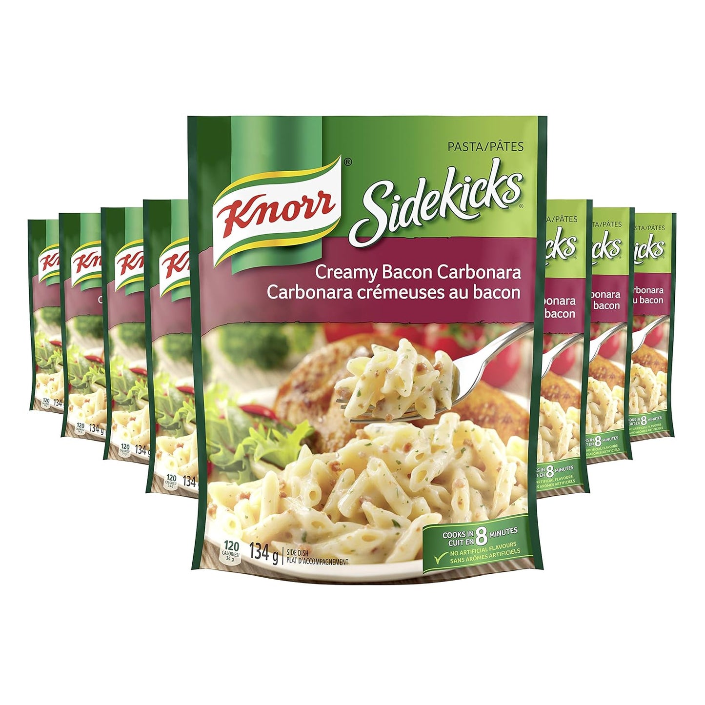 Knorr-Sidekicks-Cream-Bacon-Carbonara-Pasta,{Imported-from-Canada},-4.72-(Pack-289