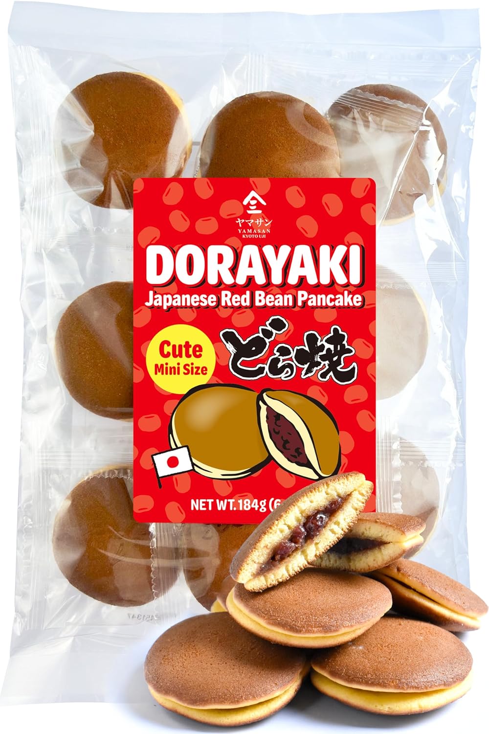 YAMASAN-KYOTO-UJI-Dorayaki-Mini-Red-Bean-Pancake-Wagashi-6.49oz-|--Traditional-Japanese-Wagashi-Cute-317