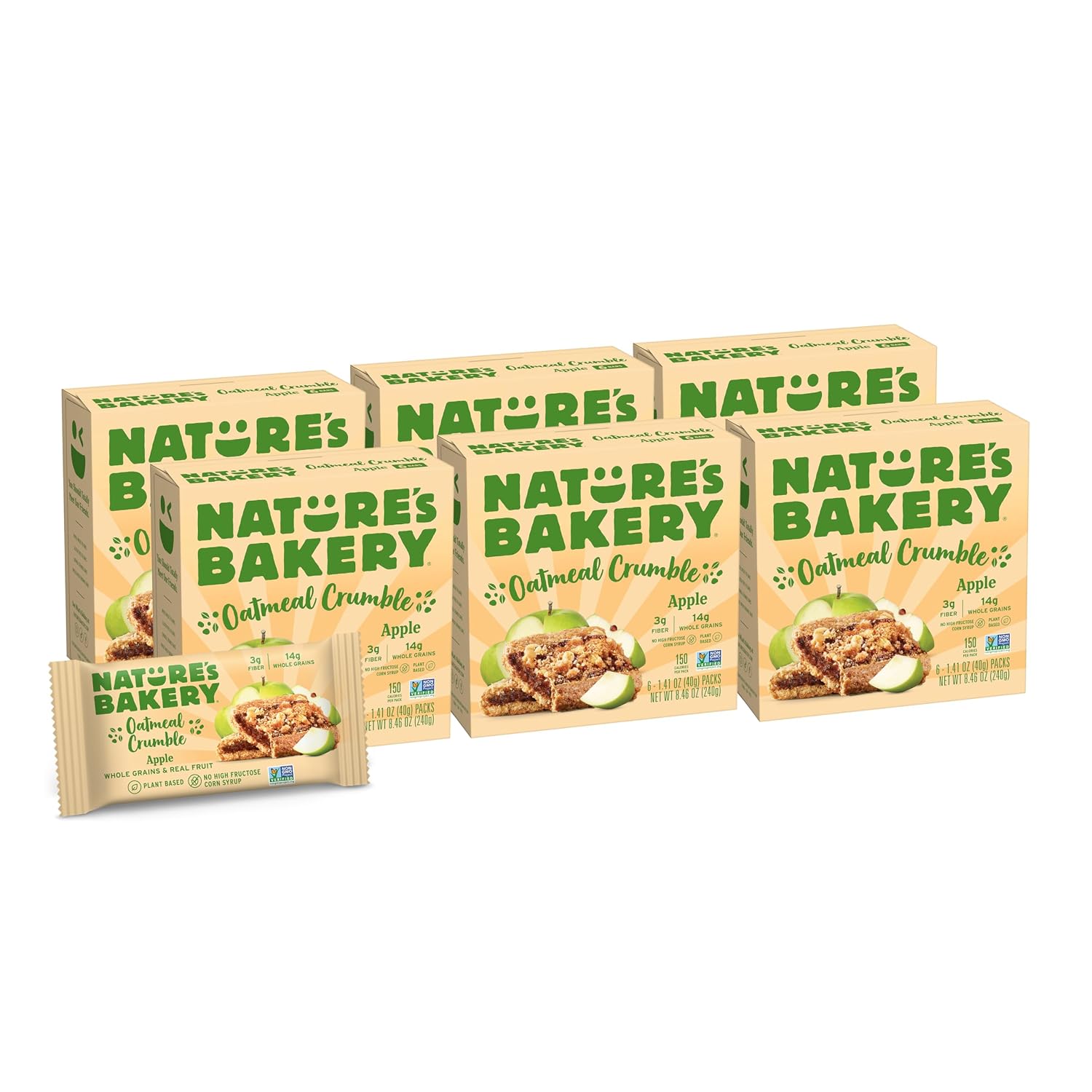 Nature's-Bakery-Oatmeal-Crumble-Bars,-Apple,-46179-Count-Boxes-(36-Bars),--Vegan-Snacks,-Non-GMO--1100