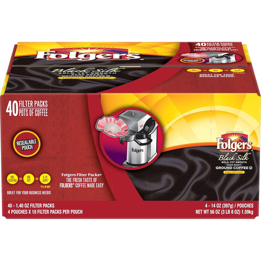 Folgers-Black-Silk-Dark-Roast-Ground-Coffee,-40-1.4-Ounce-Filter-Packs-----749