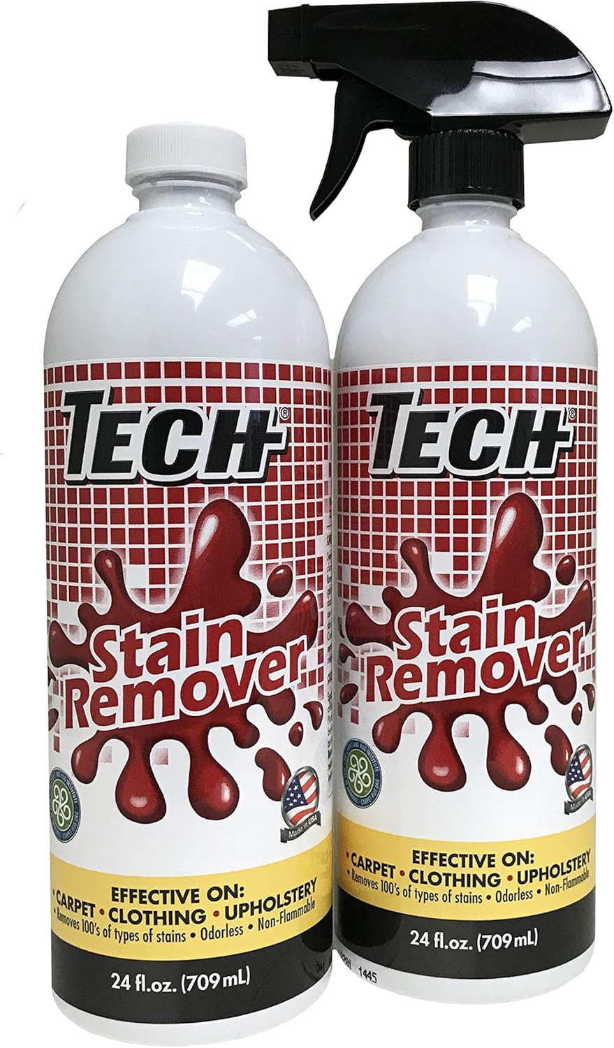 TECH-Stain-Remover,-24-oz-Spray-Bottle,-2-Pack,-For-Carpet,-Clothes,-Upholstery,-978