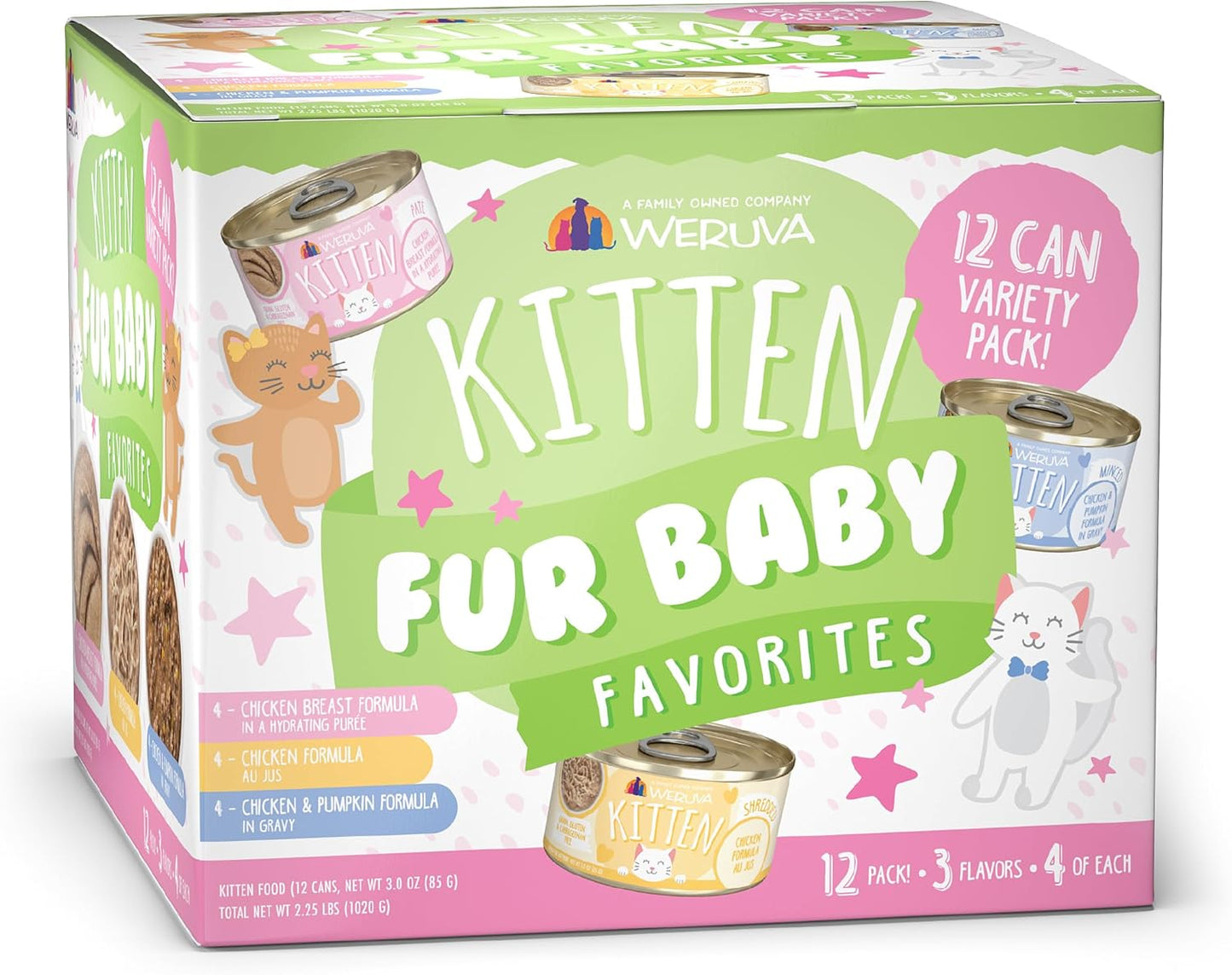 Weruva-Kitten,-Fur-Baby-Favorites-Variety-Pack,-3oz-Can-(Pack-of------1792