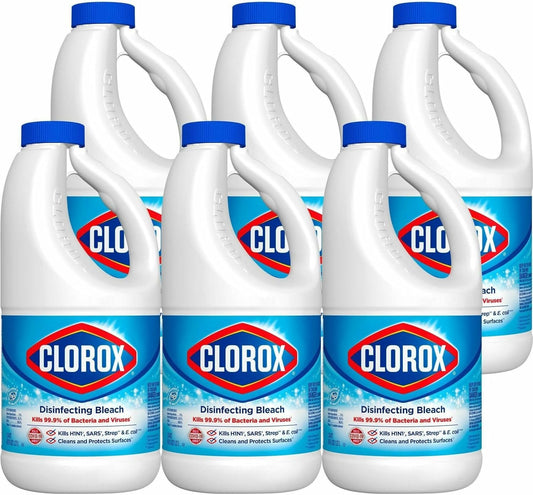 Clorox-CLO32260CT,-Disinfecting-Bleach---Regular,-6-/-Carton,-White-327