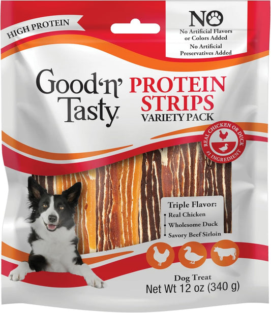 Good’n’Tasty-Protein-Strips-Variety-Pack,-12-oz,-High-Protein-Dog-Treat-with-Chicken-1578