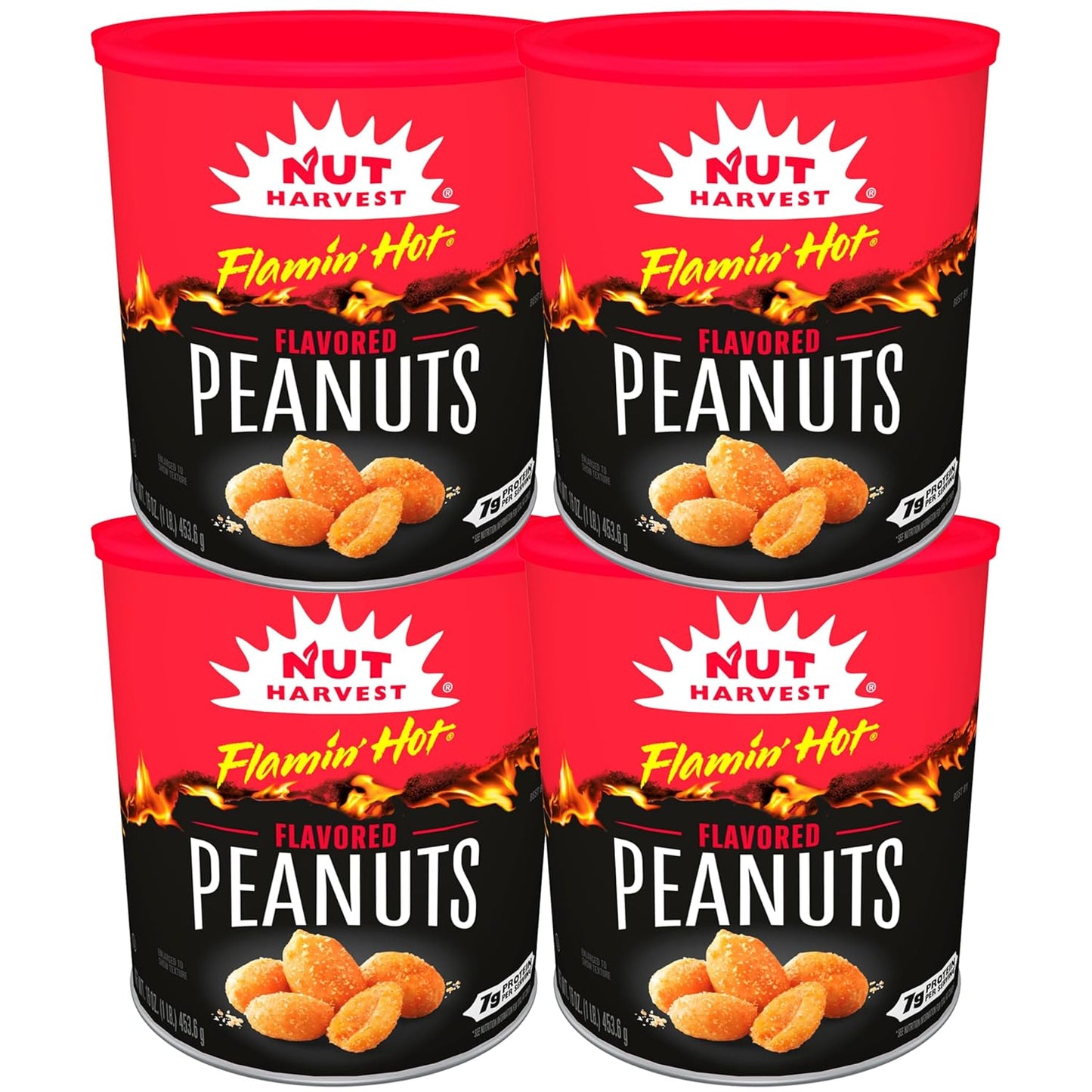Nut-Harvest,-Flamin'-Hot-Peanuts,-16-oz-Canisters,-(4-Pack)-------202