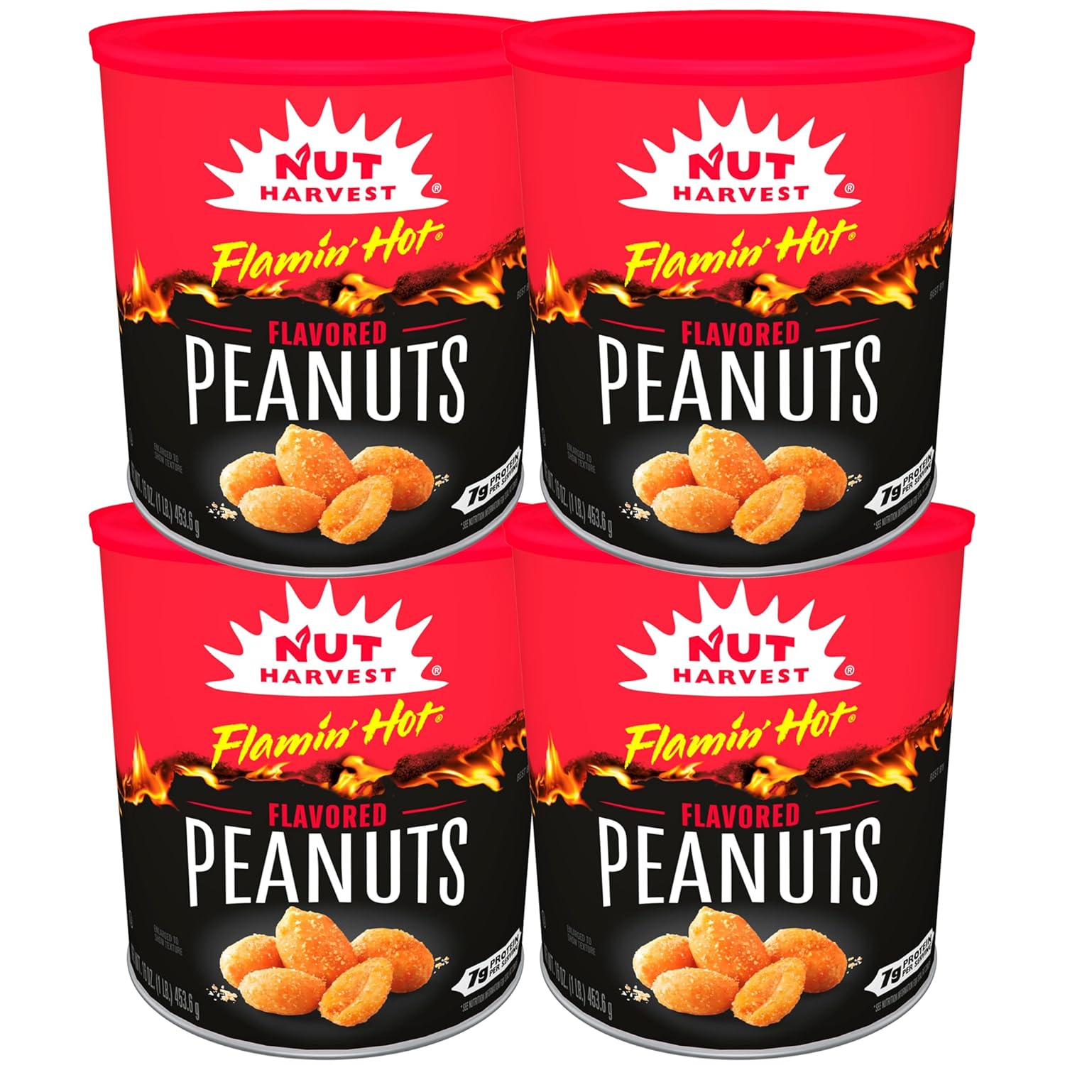 Nut-Harvest,-Flamin'-Hot-Peanuts,-16-oz-Canisters,-(4-Pack)-------202