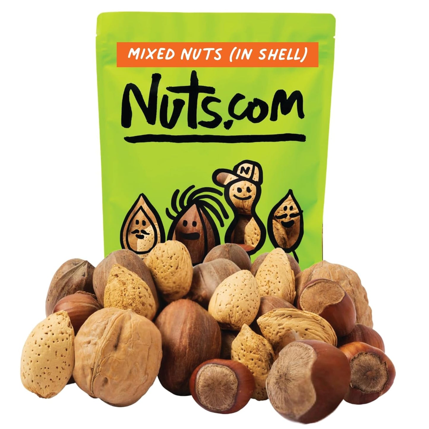 Nuts-com-Mixed-Nuts-in-Shell,-No-Brazil-Nuts---3--lb-Bag,-Natural,-Walnuts,-1118